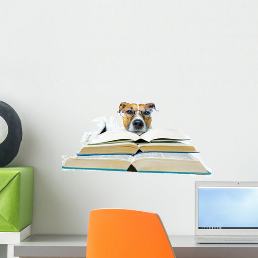 Studied Dog Wall Decal