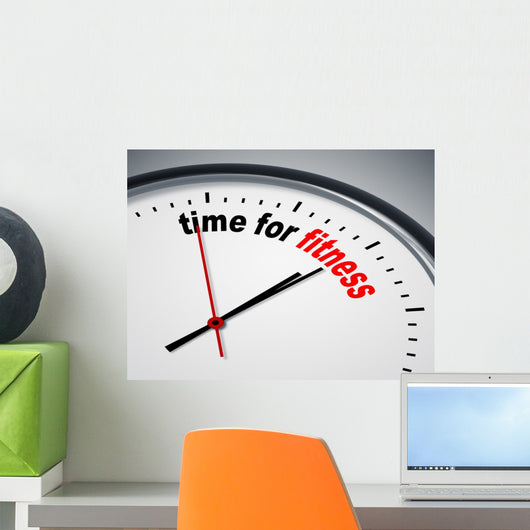 Time for Fitness Wall Decal