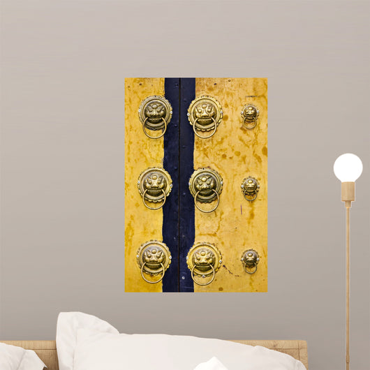 Chinese Traditional Gate Wall Decal