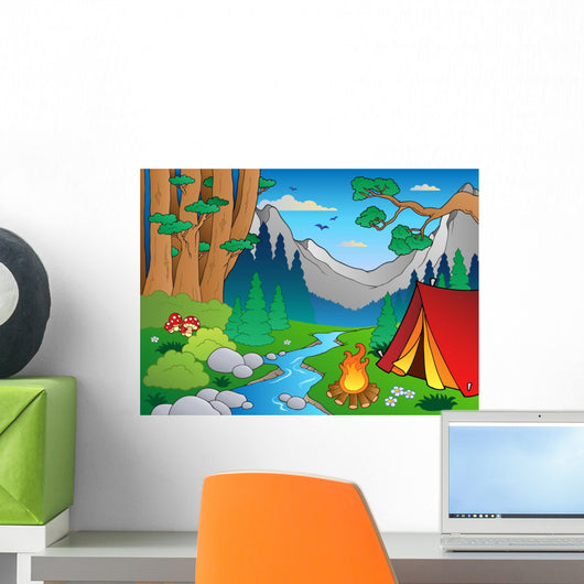 Forest Landscape 4 Wall Decal
