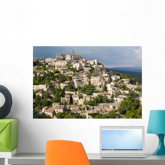 Gordes Prettiest Hill Top Wall Decal