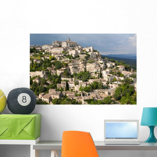 Gordes Prettiest Hill Top Wall Decal