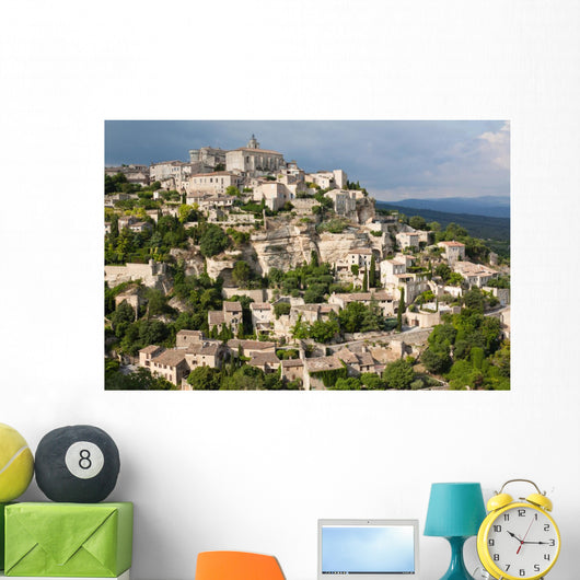 Gordes Prettiest Hill Top Wall Decal