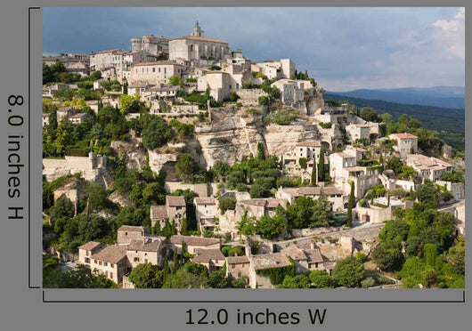 Gordes Prettiest Hill Top Wall Decal