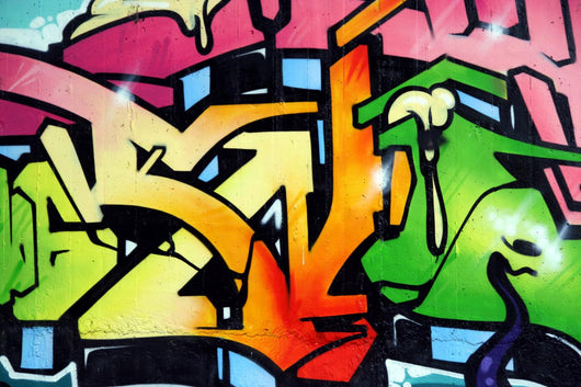 Classic Text Graffiti Wall Decal