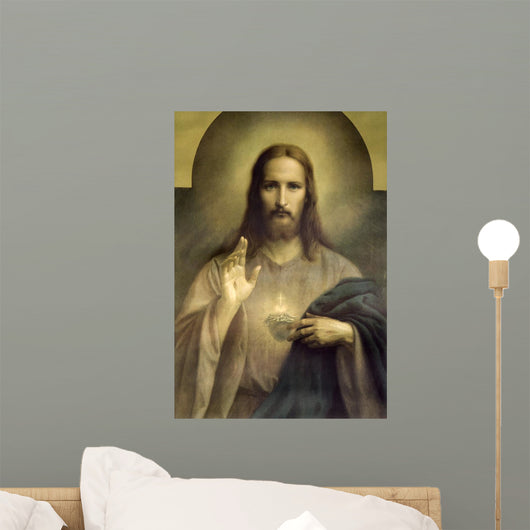 Heart Jesus Christ Wall Decal
