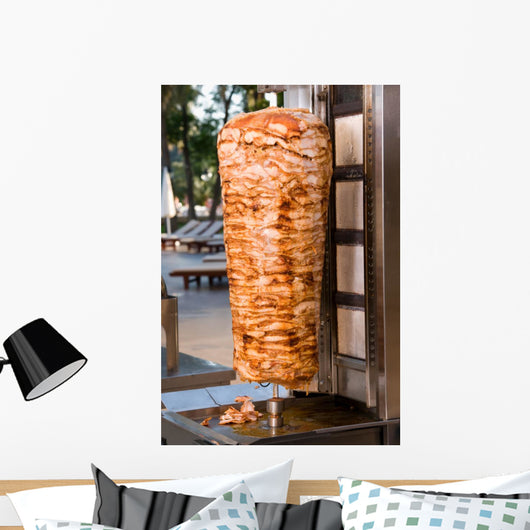 Doner Kebab Rotisserie Spit Wall Decal