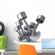 V8 Engine Pistons Wall Decal