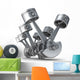 V8 Engine Pistons Wall Decal