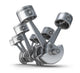 V8 Engine Pistons Wall Decal