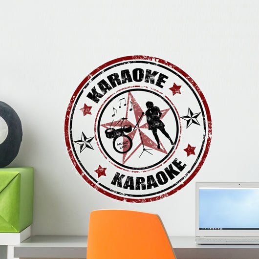 Karaoke Stamp Wall Decal
