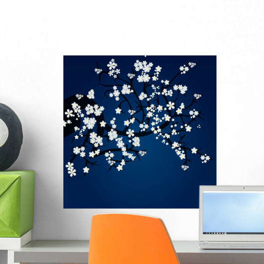 Tree Blossom Wall Decal Design 2