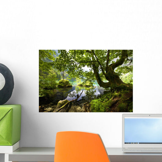 Spring Mountain Wall Decal