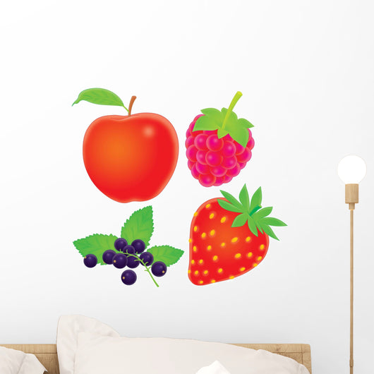 Apple Currants Raspberry and Wall Decal