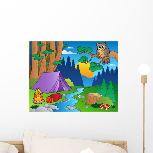 Forest Landscape 5 Wall Decal