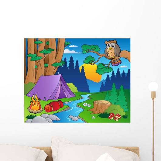 Forest Landscape 5 Wall Decal