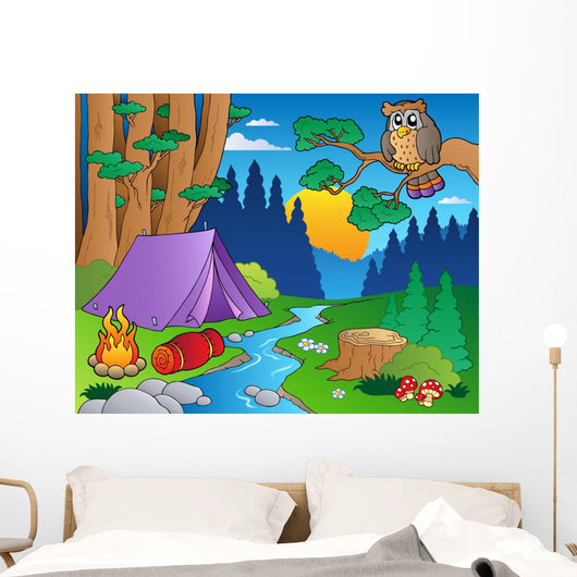 Forest Landscape 5 Wall Decal