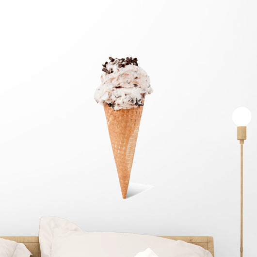 Stracciatella Ice Cream Cone Wall Decal