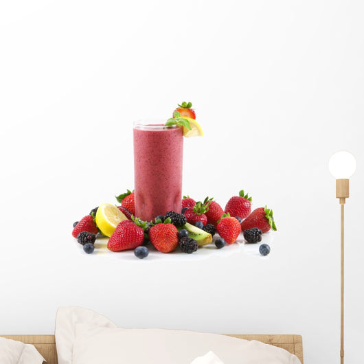 Berry Smoothie Wall Decal Design 2