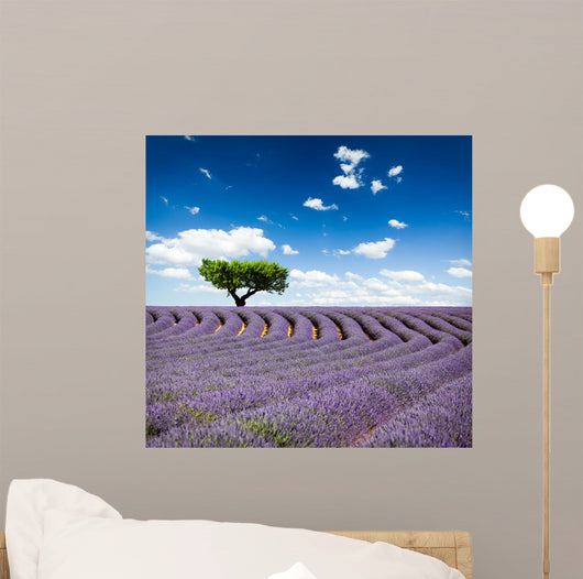 Provence France Lavender Wall Decal Design 1