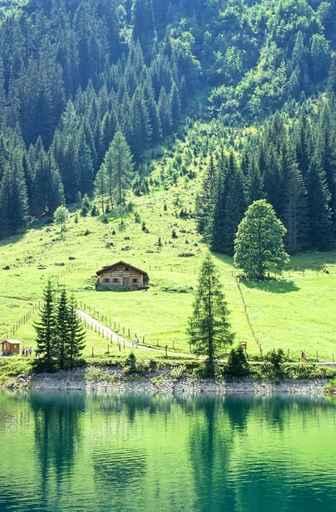 Austrian Lake-1b Wall Decal