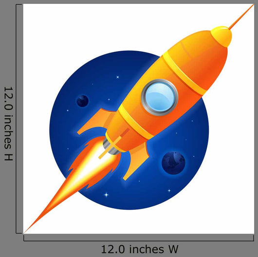 Rocket Wall Decal
