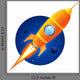 Rocket Wall Decal
