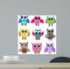 Cartoon Owls Wall Decal