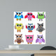 Cartoon Owls Wall Decal