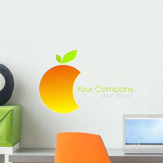 Logo Orange Wall Decal