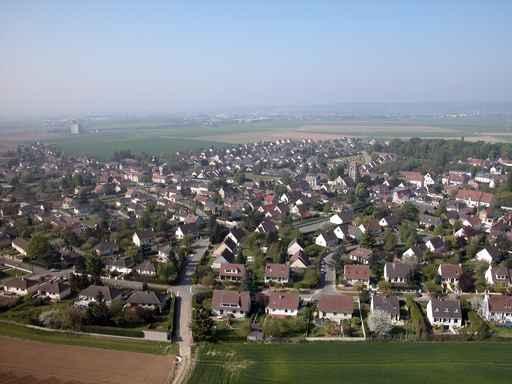 Vue Aerienne Village L'oise Wall Decal