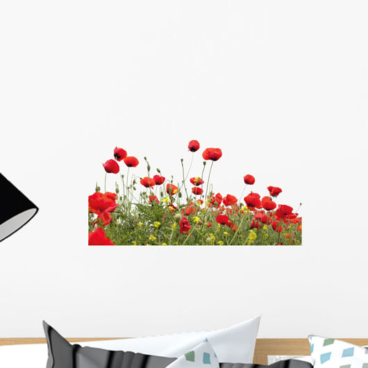 Poppy Flowers Wall Decal