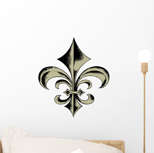 fleur de lis sketch Wall Decal