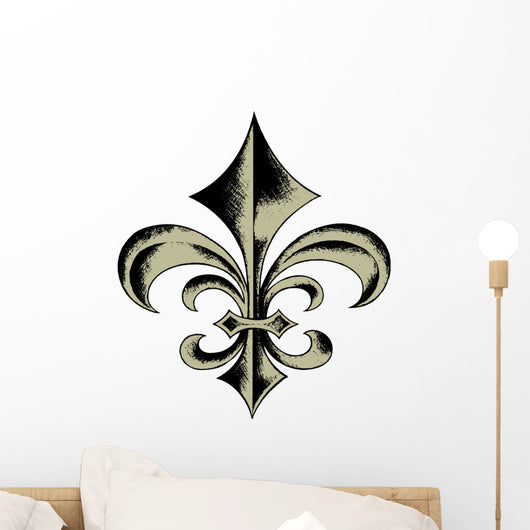 fleur de lis sketch Wall Decal