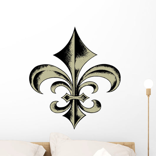 fleur de lis sketch Wall Decal
