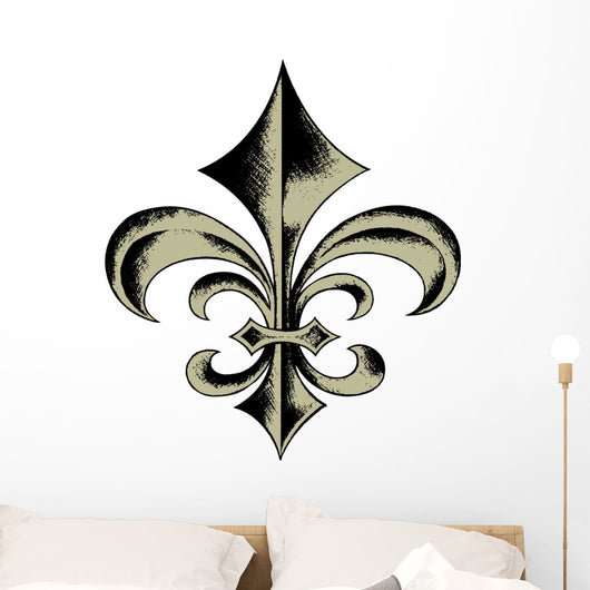 fleur de lis sketch Wall Decal