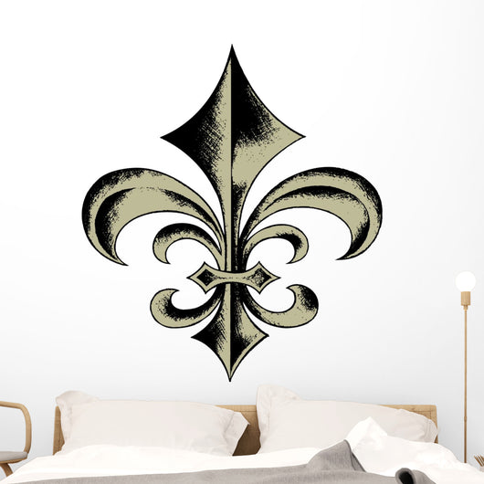 fleur de lis sketch Wall Decal