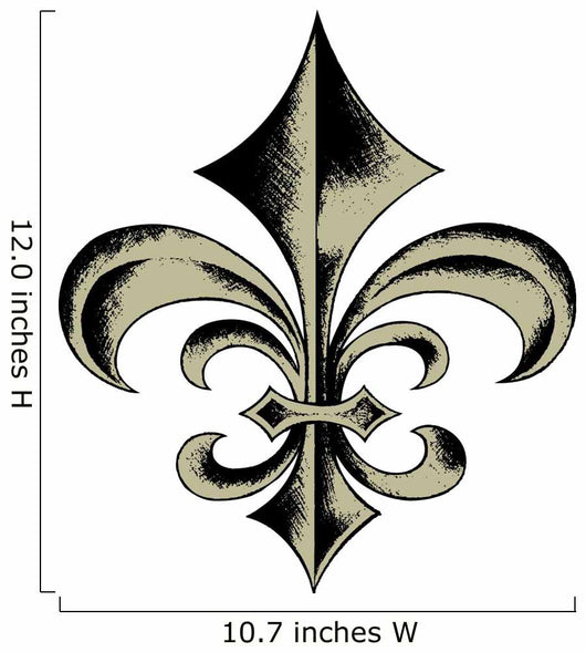 fleur de lis sketch Wall Decal