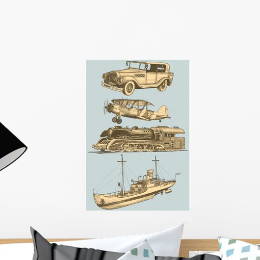 Retro Transportation Set