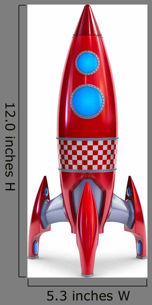 Rocket Wall Decal