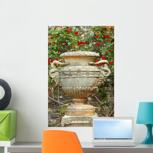 Old Urn Vase Wall Mural