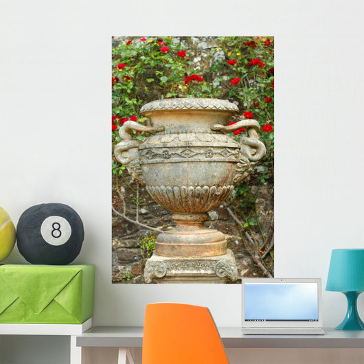 Old Urn Vase Wall Mural