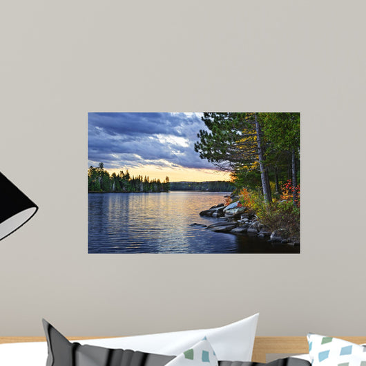 Dramatic Sunset Lake