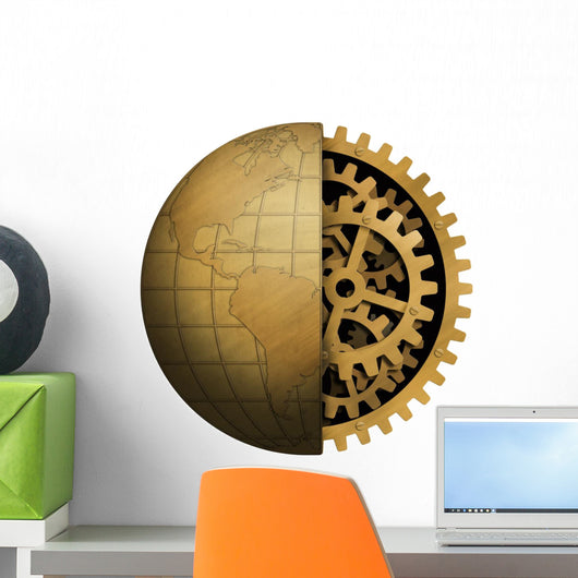 earth under construction Wall Decal