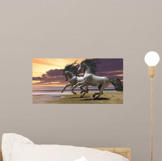 Playing Unicorns Part 1 Wall Mural