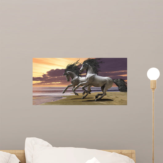 Playing Unicorns Part 1 Wall Mural