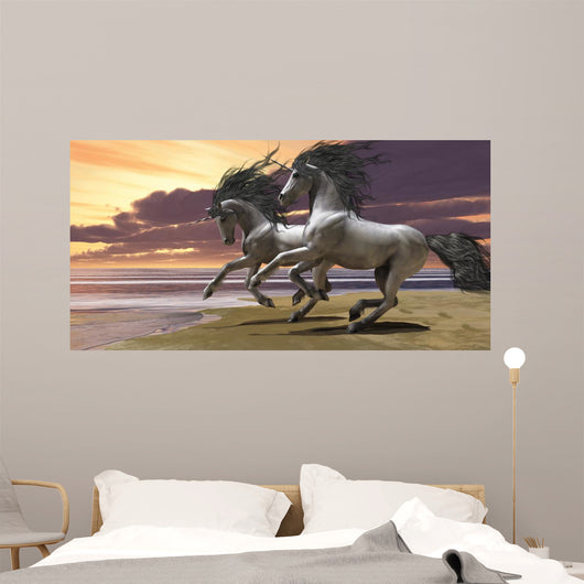 Playing Unicorns Part 1 Wall Mural