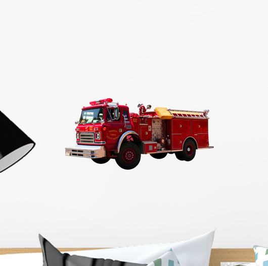 us firetruck Wall Decal