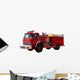 us firetruck Wall Decal