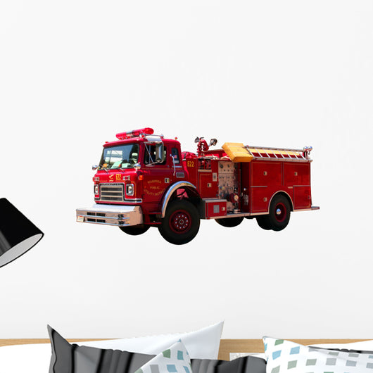 us firetruck Wall Decal
